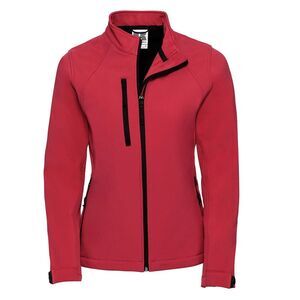 Russell Womens/Ladies Soft Shell Jacket / Classic Red